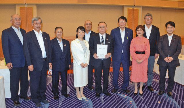 食料自給率向上 施策強化を 農業５団体 自民県連に要請書 日刊県民福井web