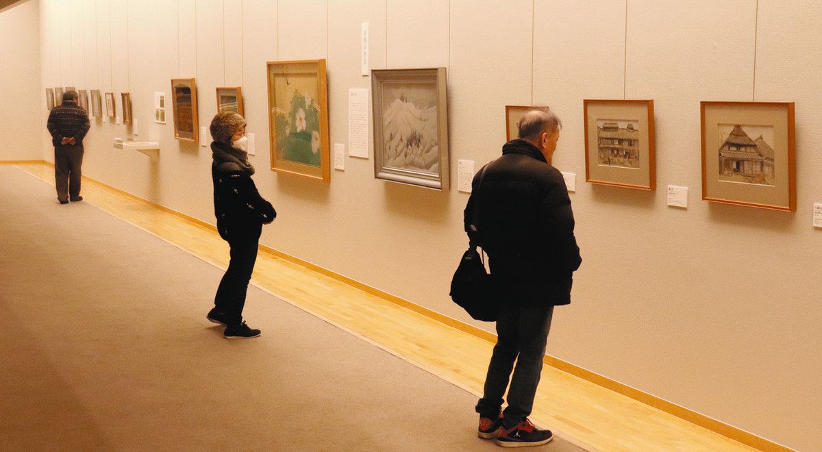 乗鞍の景色描く「霧氷の譜」など 長野県立美術館で「東山魁夷館コレクション展」第5期：中日新聞Web