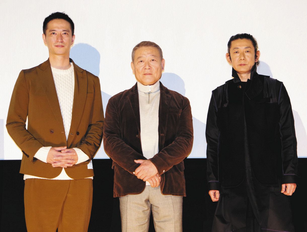 國村隼 この人とだったら面白いものが作れる 日中合作映画 再会の奈良 初日舞台あいさつ 中日スポーツ 東京中日スポーツ