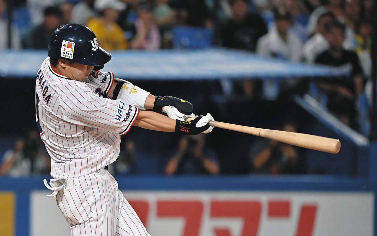 ヤクルト・山田哲人、球団新記録の11年連続2桁本塁打に王手 阪神先発