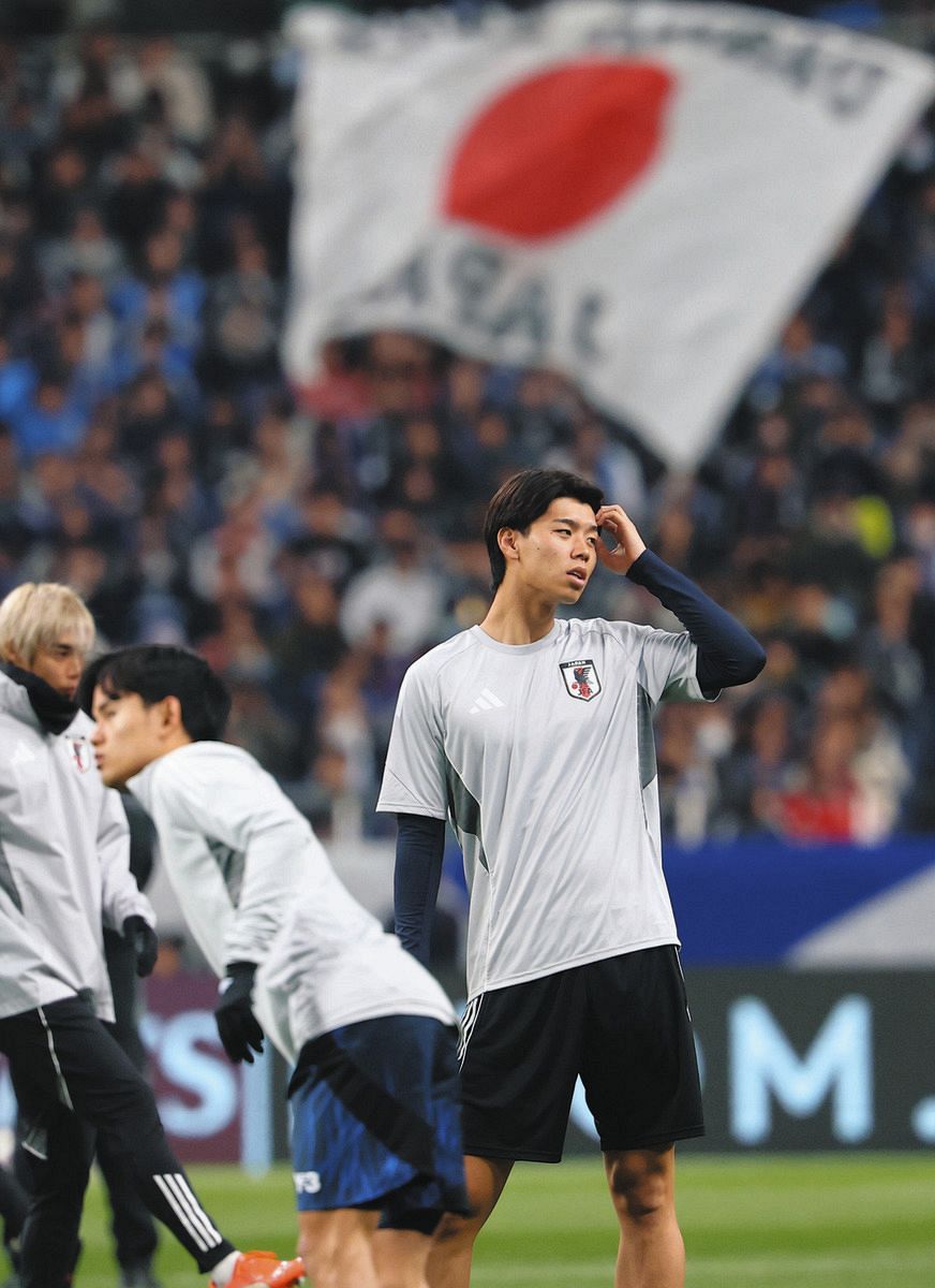 サッカー日本代表、20歳のDF高井幸大がA代表初先発 バーレーン戦から