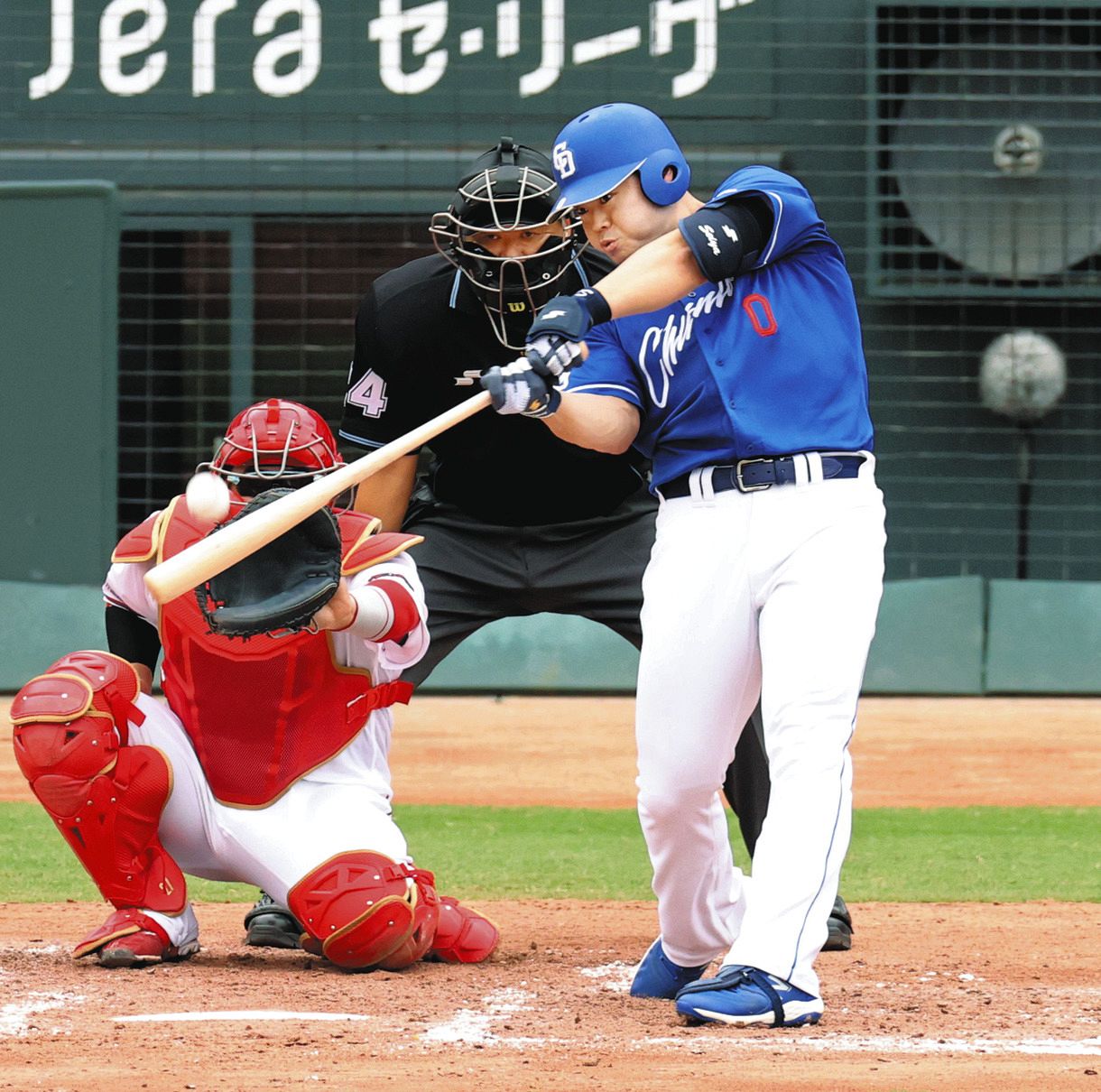 細川成也「20本に到達できたのはよかった」一時の不振乗り越え球団日本人13年ぶりの節目の一発【中日】：中日スポーツ・東京中日スポーツ