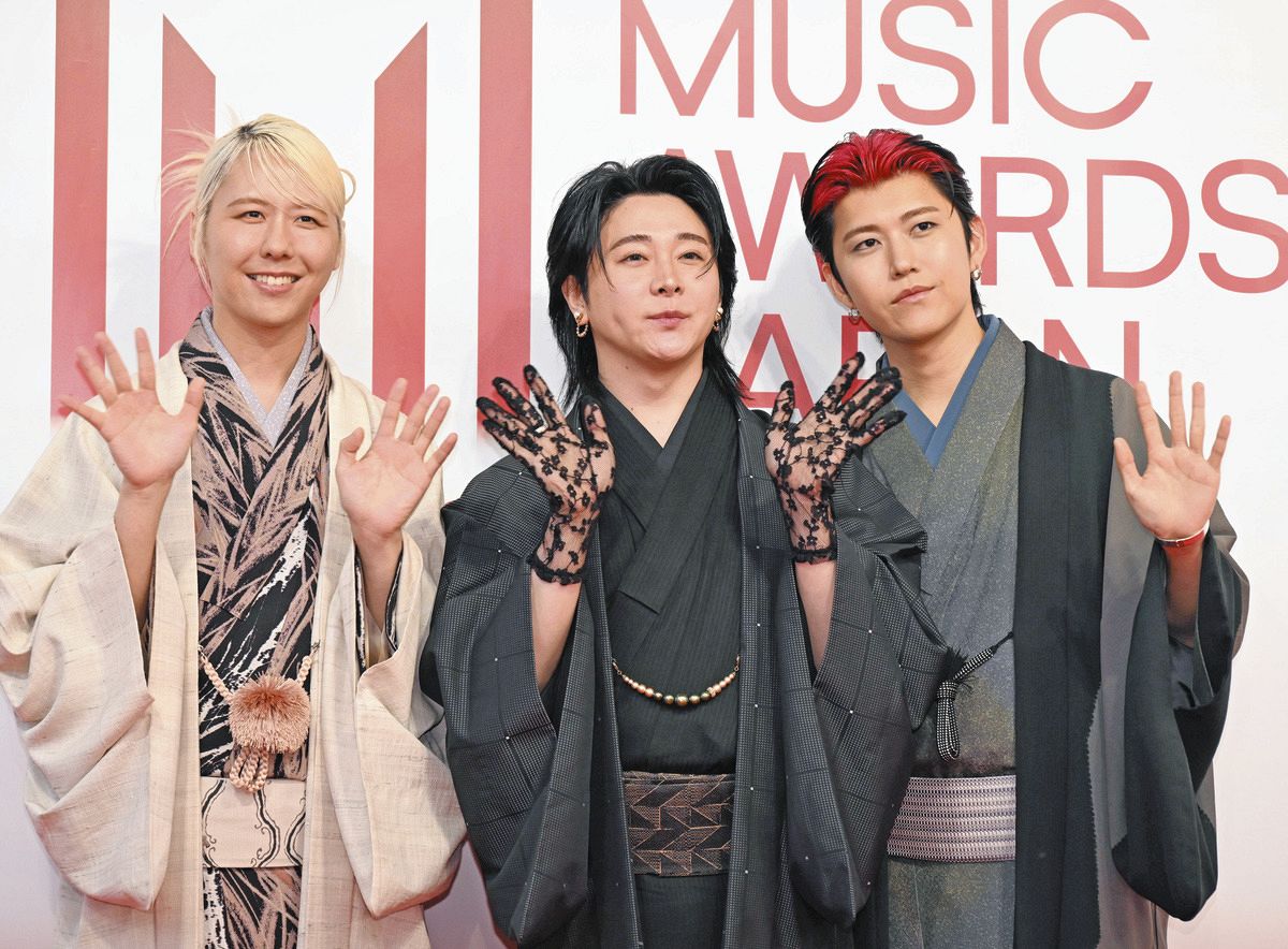 ミセスがMUSIC AWARDS JAPANのレッドカーペット登場 ギャラリーから 