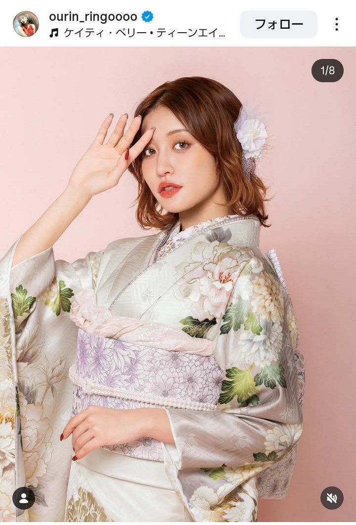 王林の公式インスタグラムより