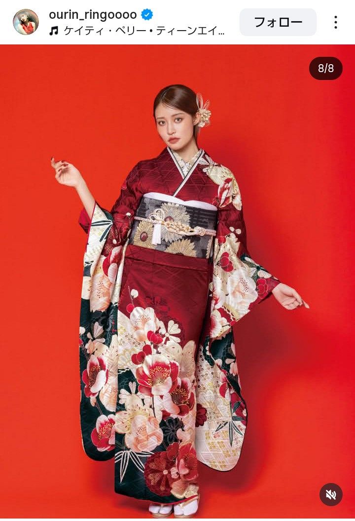 王林の公式インスタグラムより