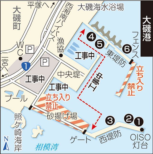 大磯港 海岸をウオッチング シロギス マアジ イシモチが顔見せ 中日スポーツ 東京中日スポーツ