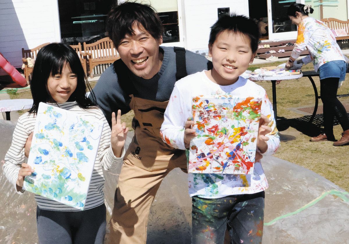 幼稚園児　盗撮 子どもの絵をアート作品に 建築会社「エイトデザイン」が北名古屋でイベント：中日新聞Web