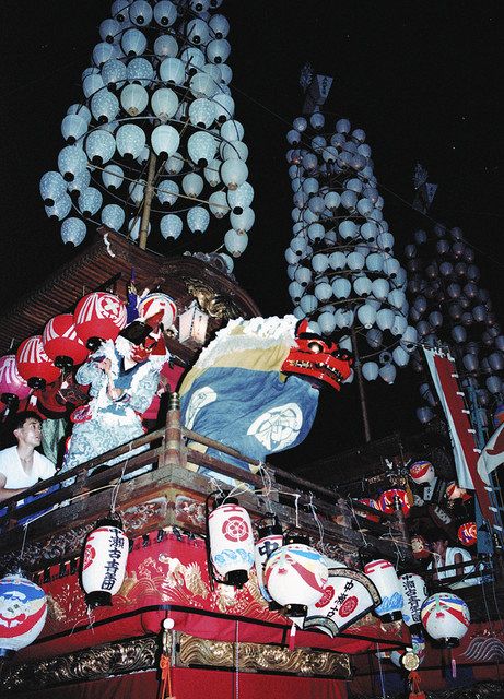 鈴鹿の記憶 坂尾富司さんの写真から＞ 長太の天王祭：中日新聞Web