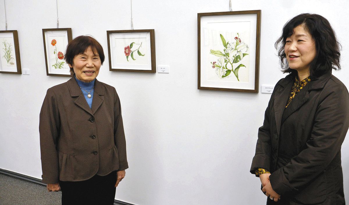米寿の贈り物は「初展覧会」 子どもらが企画し瀬戸の戸村一代さんが