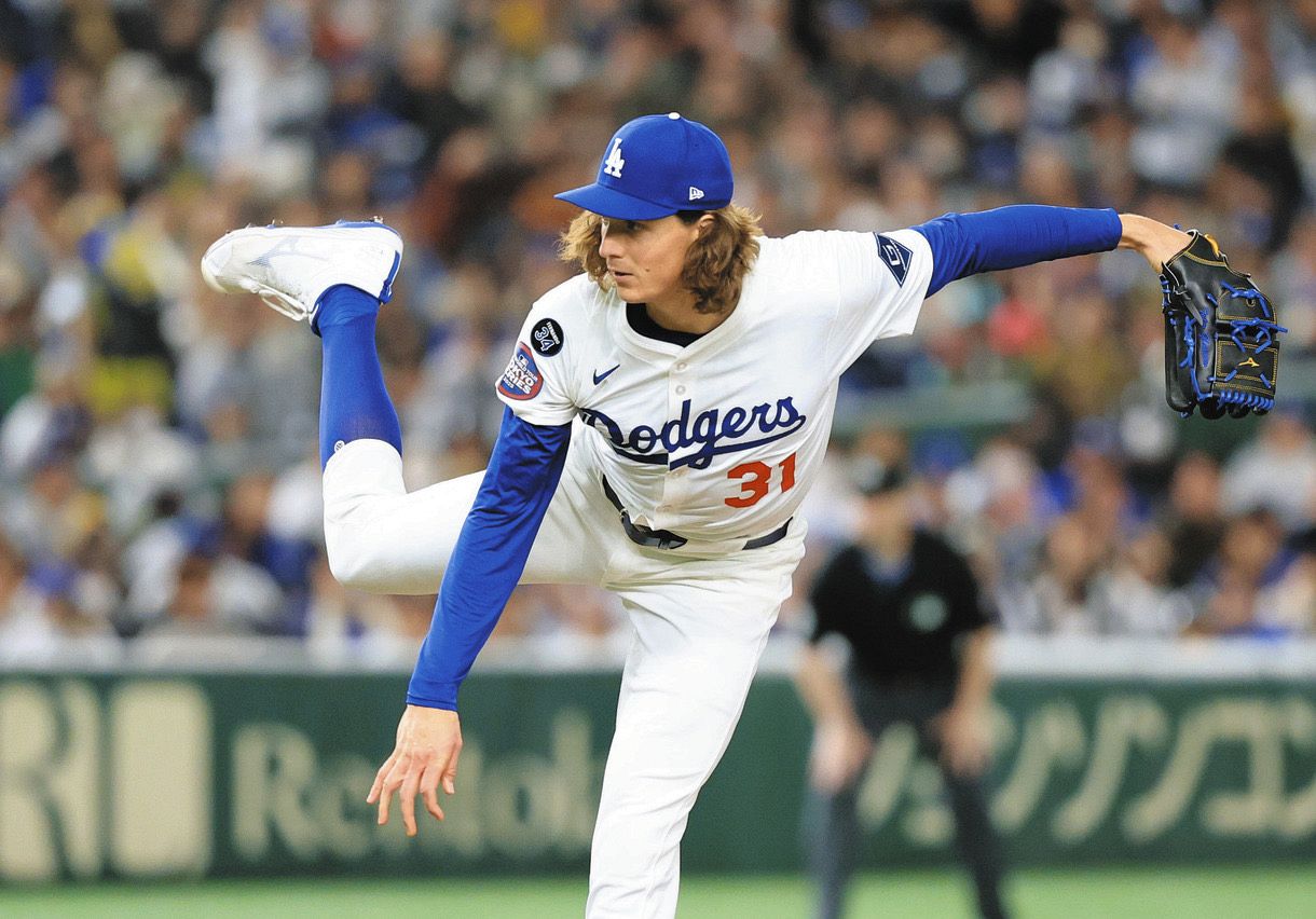ドジャース激震、グラスノーが「腰痛」で緊急降板…また持病の「腰」に