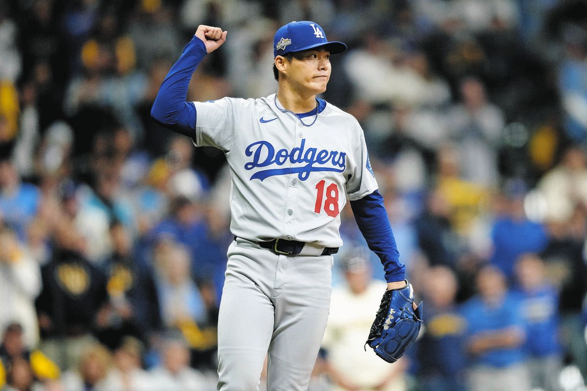 現代野球における絶滅種」 山本由伸、ドジャース21年ぶりPS完投勝利に