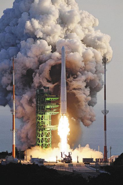 韓国 国産ロケット初の打ち上げ 衛星軌道投入は失敗：中日新聞Web