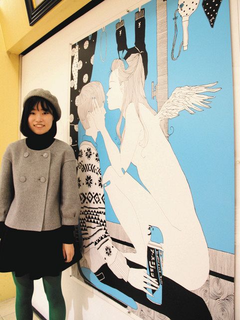浜松学芸高出身の石松さん アクトで作品展：中日新聞しずおかWeb