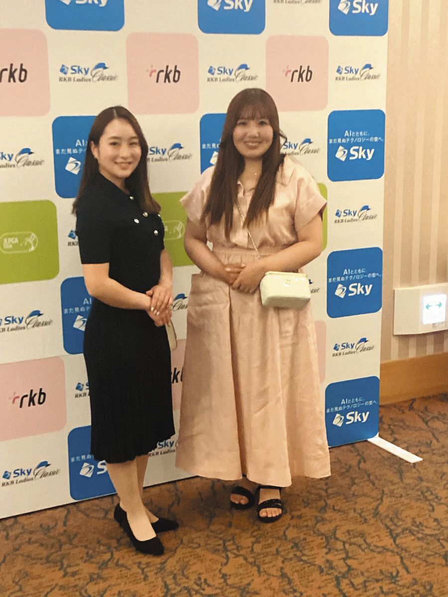 橋添穂（左）と小林光希