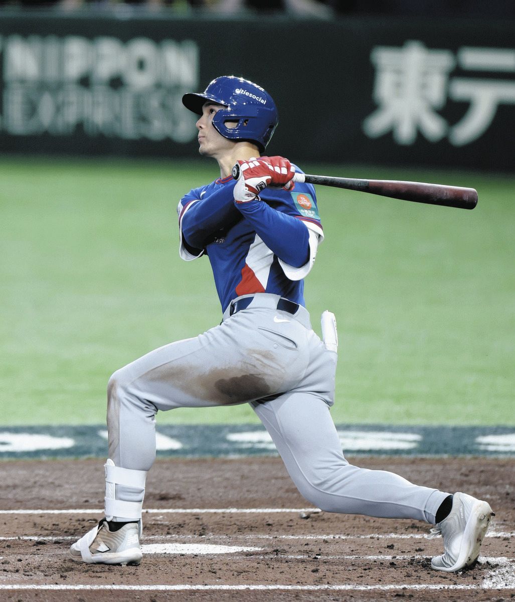 WBC】台湾、満塁弾のフェアチャイルドは前夜”あわや”の悔しさ晴らす