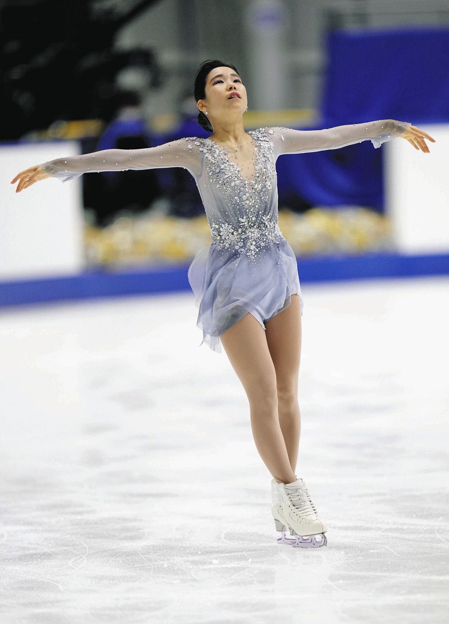 【確認用】三原舞依　朝日新聞 三原舞依(氷現者) やったね！ 会心の演技 ♪｜虹の彼方