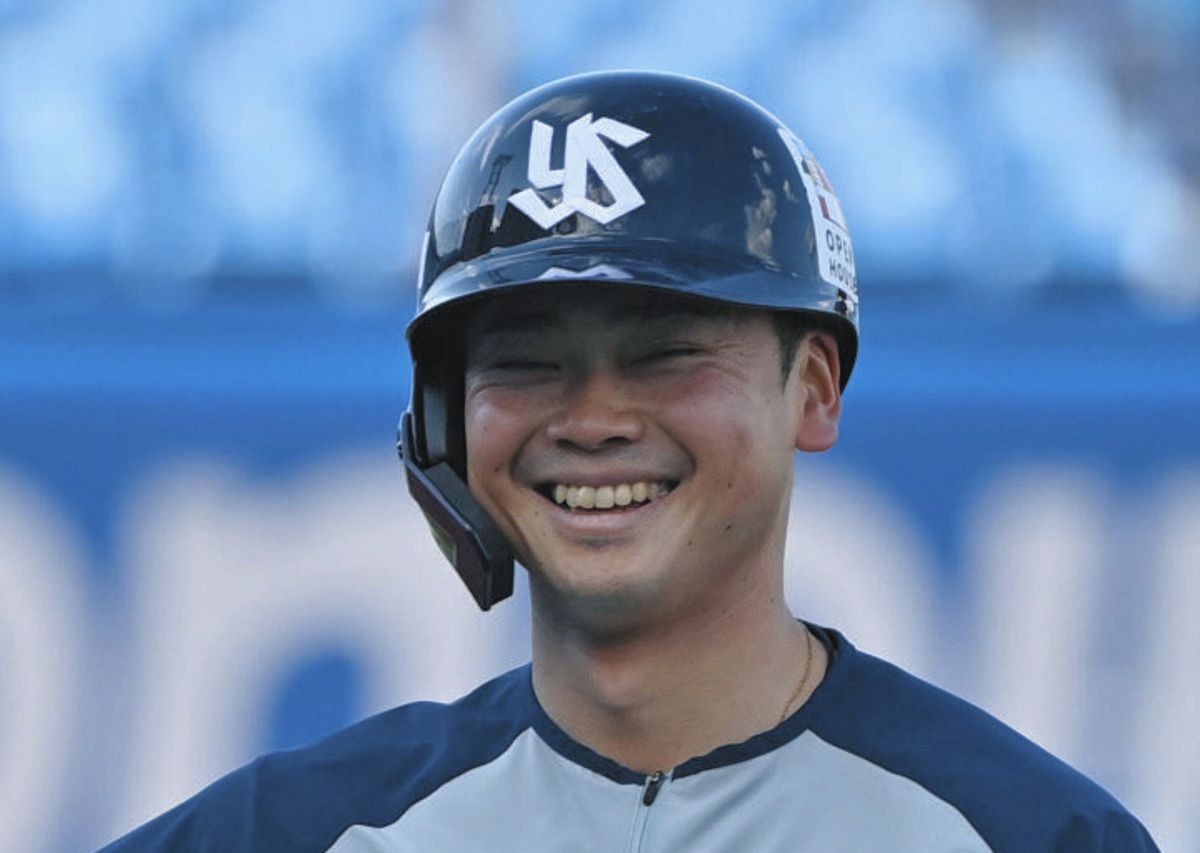 ヤクルト・丸山和郁、さっそく『魚雷バット』試打「今まで使ったことが