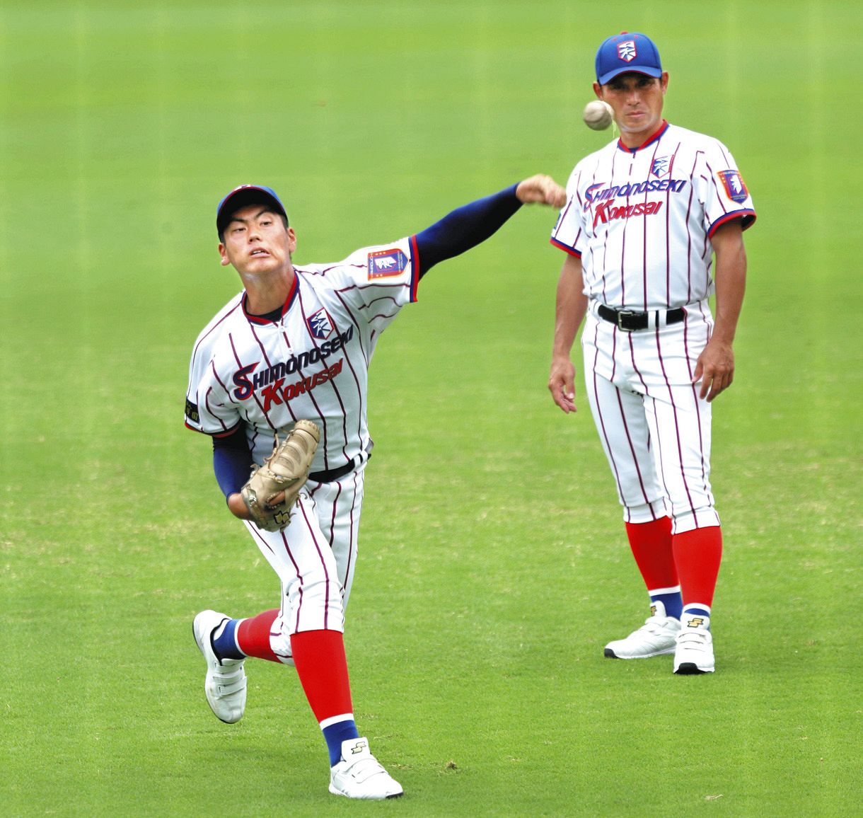 山口県・柳井学園高校野球部公式戦用ユニフォーム - 応援グッズ