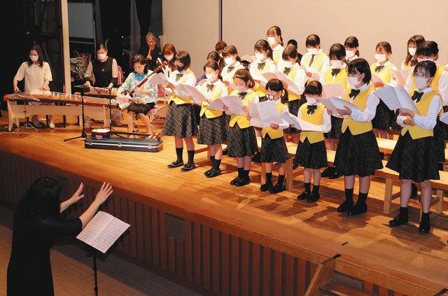 合唱団の子ら 長栄座 向け稽古 ３１日と８月１日上演 中日新聞web