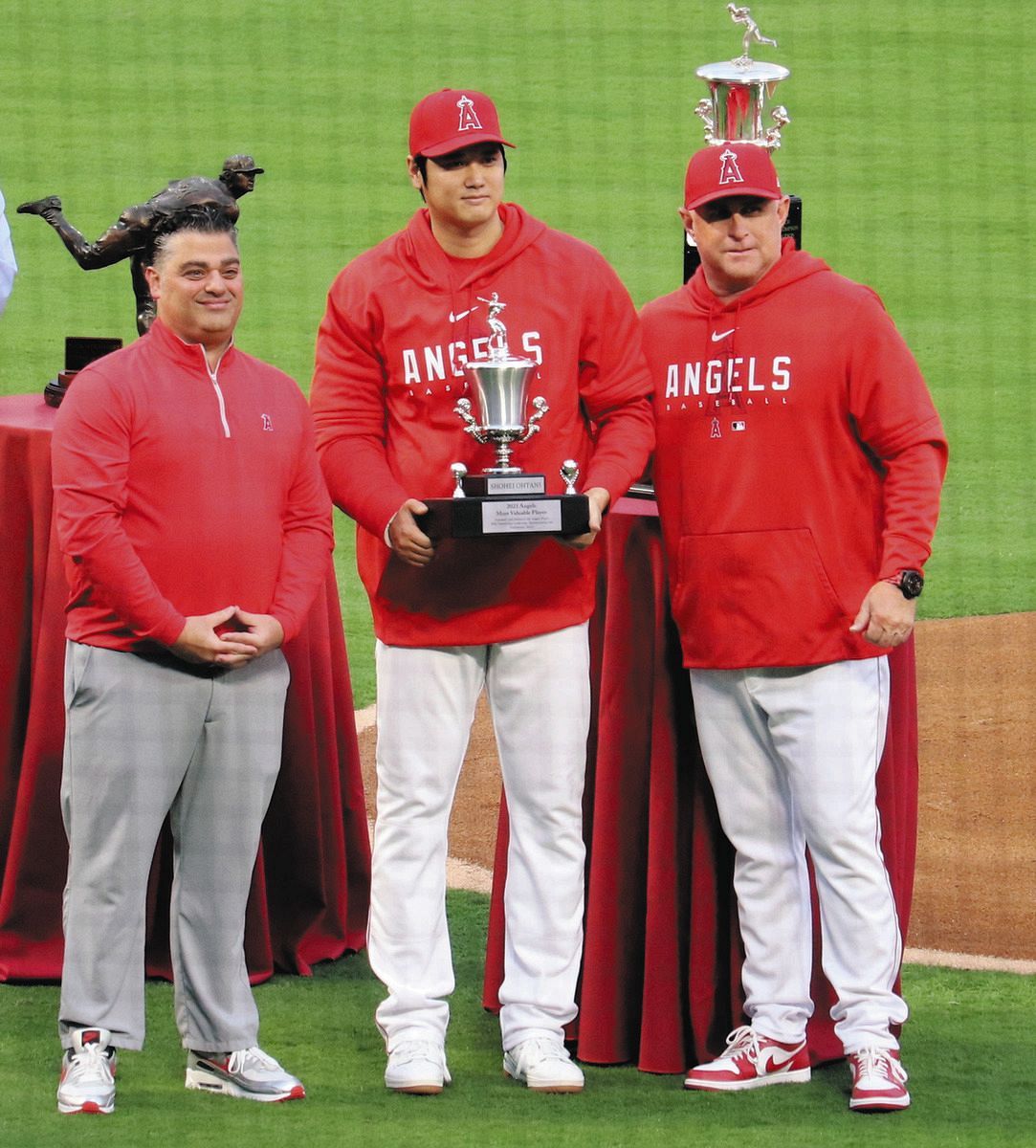 日本未入荷大谷翔平選手シルクタッチスローエンジェルス応援グッズ 