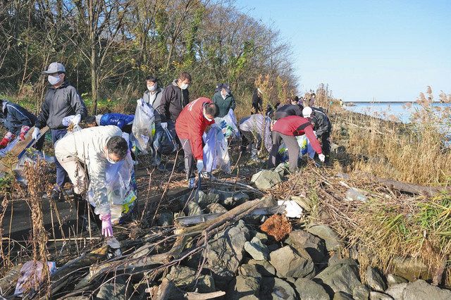 ごみ河口でストップ 坂井市など 九頭竜川沿い清掃 日刊県民福井web