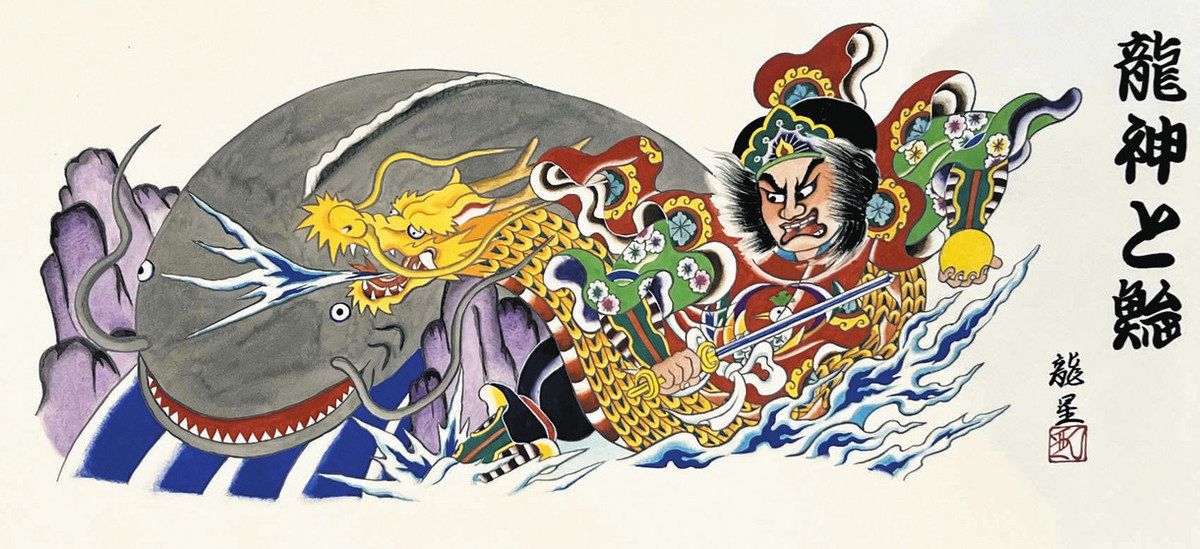 青森に 来月登場 復興祈願 大ねぶた制作中 志賀の小中学生招待 「本場