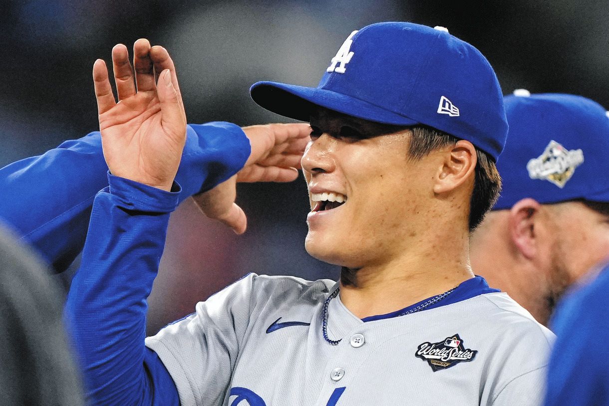 山本由伸、物議を呼ぶ自身の『ゴースト化画像』にしっかり反応…MLB公式