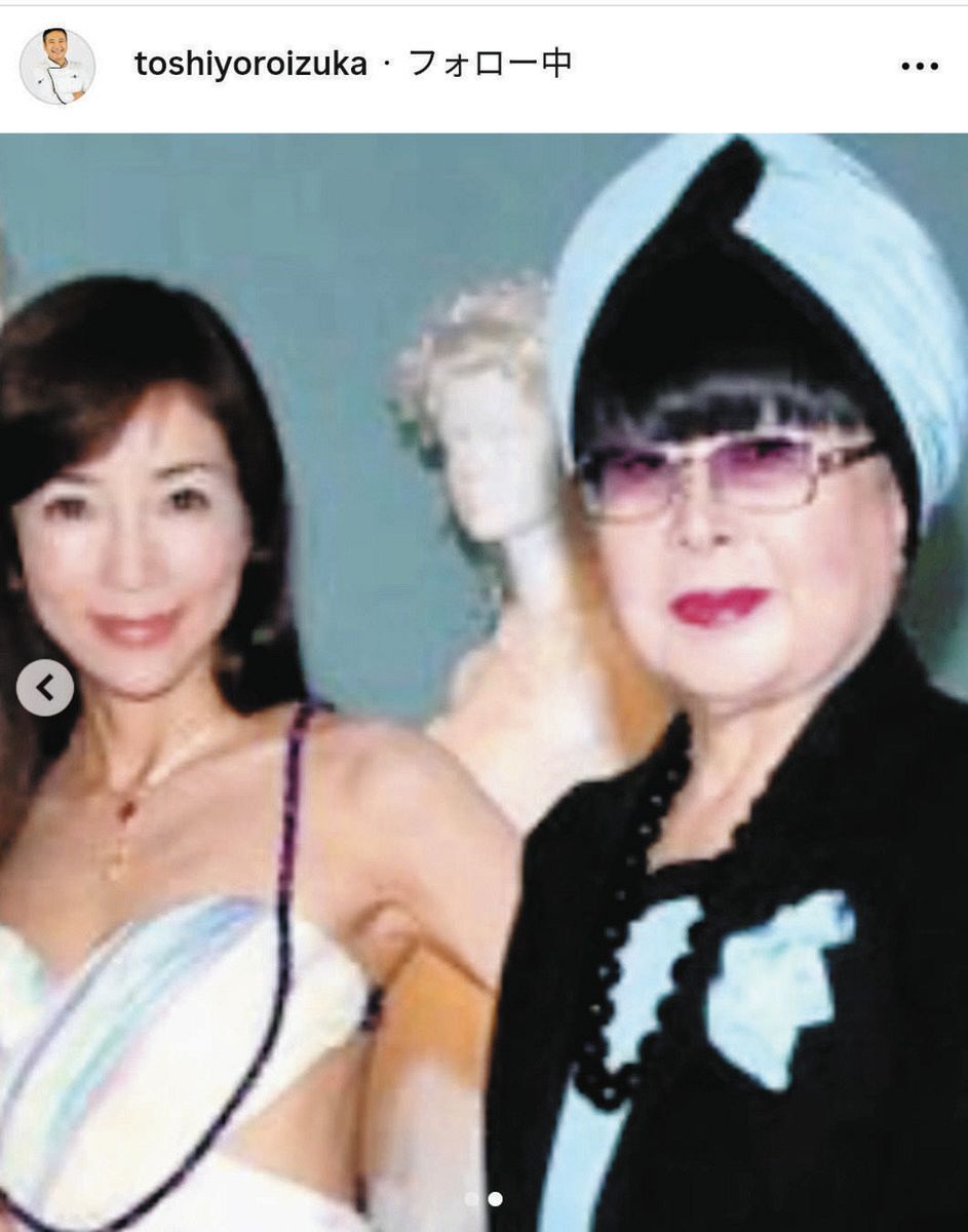 年上妻の下着美術館 ◇桂由美さん、亡き妻・川島なお美さんとのツーショット【写真】：中日スポーツ・東京中日スポーツ