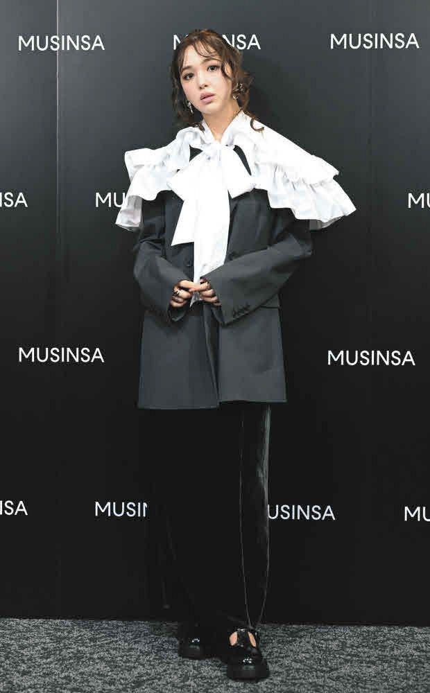 藤田ニコルがMUSINSAのオープニングイベントに来場「ビックシルエット