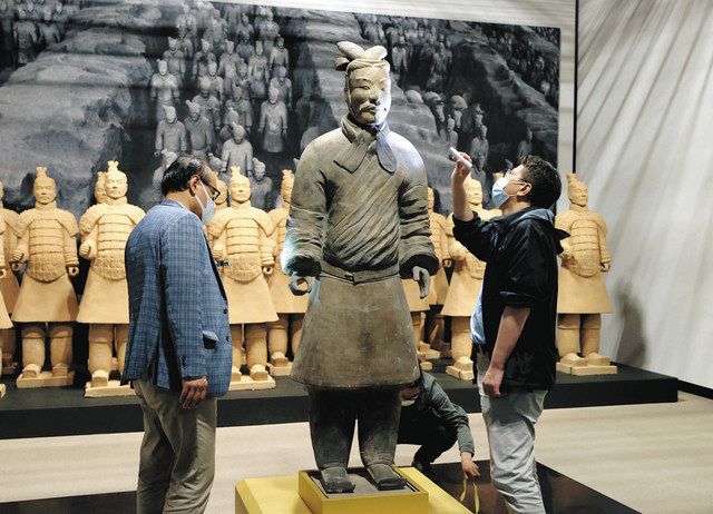 兵馬俑がやって来た 県立美術館で展示：中日新聞しずおかWeb
