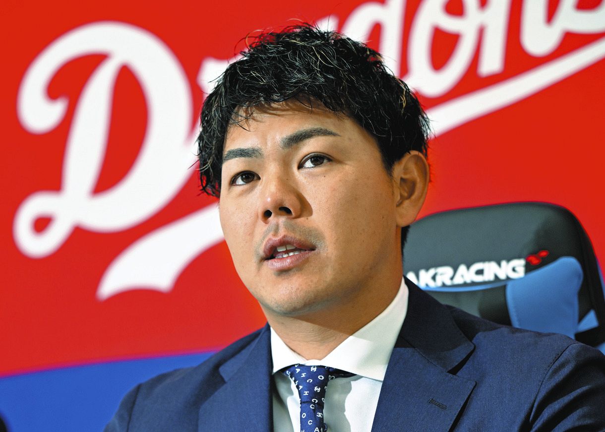 会見動画】中日・高橋周平内野手、現状維持の6000万円でサイン 来季