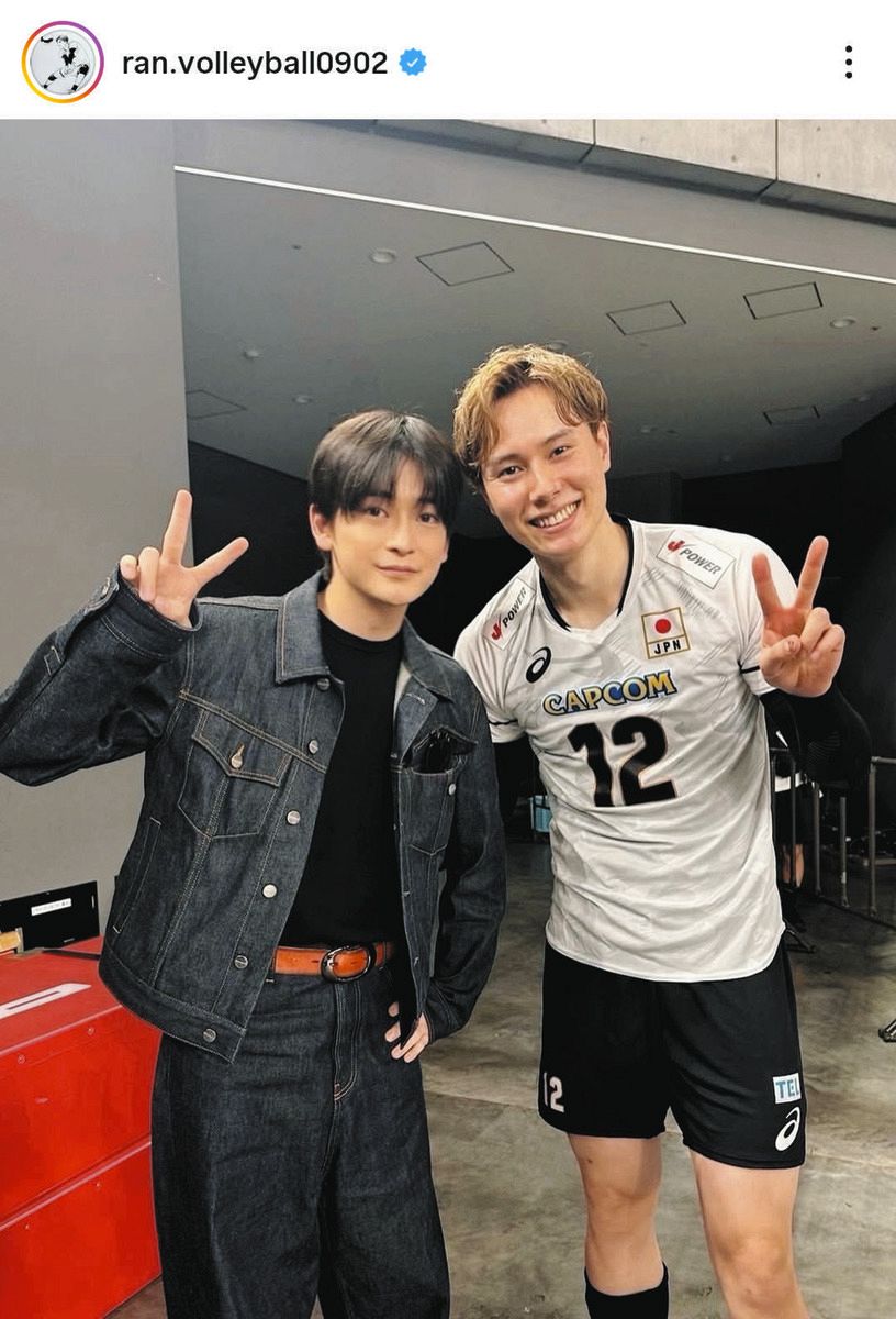 ◇高橋藍と高橋文哉のツーショット、「2人も顔面国宝だー」との声も