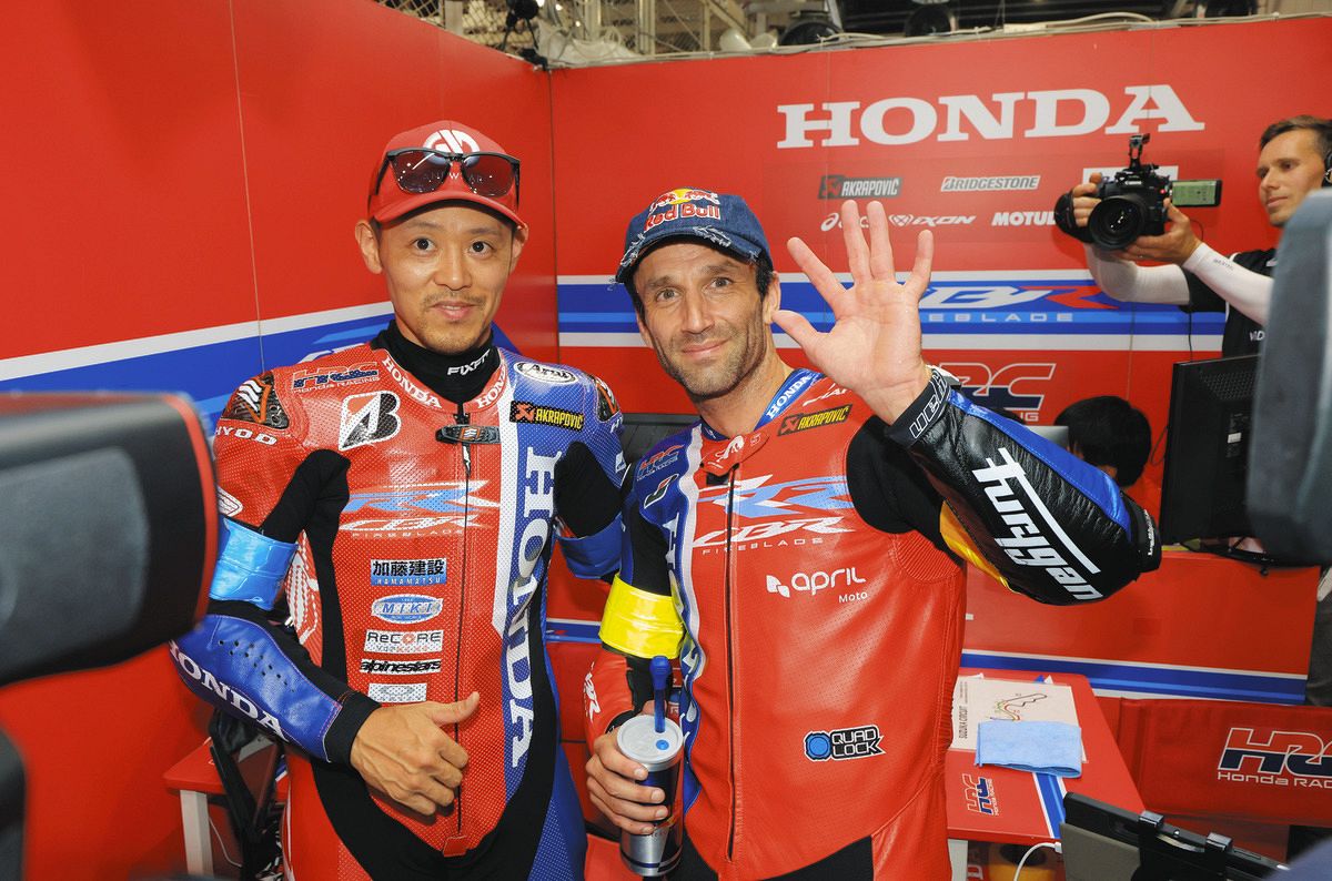 写真特集】鈴鹿8耐2日目 決勝ポールポジションはHonda HRC：中日新聞Web