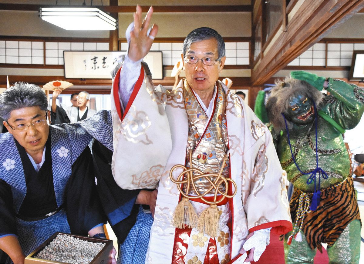 福の神と鬼が仲良くリハーサル 2月2日、大須観音で節分会：中日新聞Web