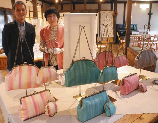 牛首紬 バッグで魅力発信 桑島の製造会社が発売：北陸中日新聞Web