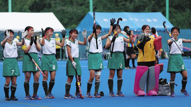 ホッケー女子少年は岐阜各務野高が連覇 とちぎ国体、成年も県勢V ：中