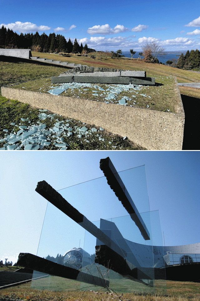 能登島のガラス彫刻 大破 展示作品 2～3割に被害：北陸中日新聞Web