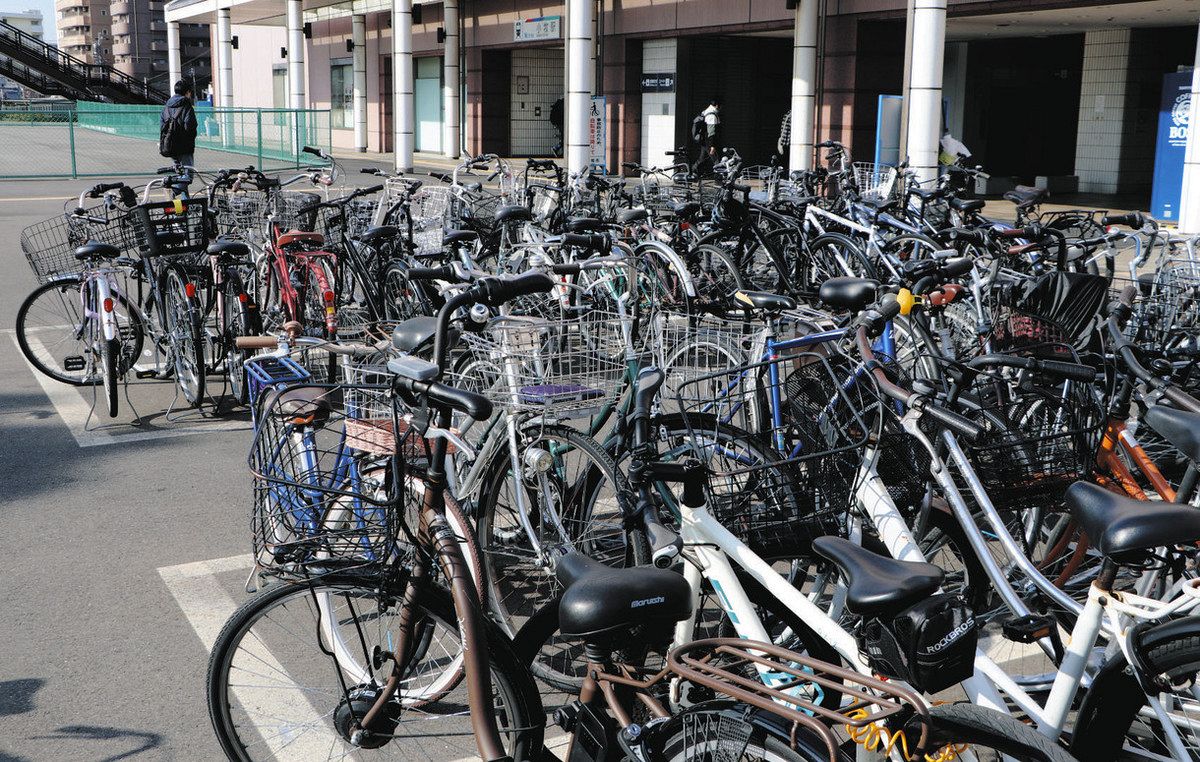自転車盗被害が小牧駅一帯で多発、多くは無施錠 鍵が挿しっぱなしの 