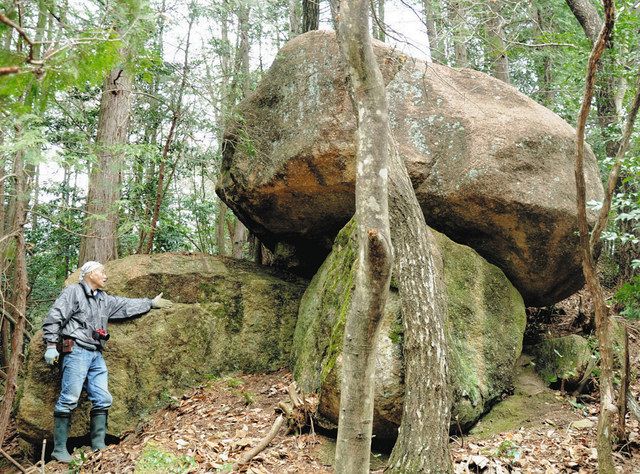 縄文人の道しるべか？ 中津川ー関、同緯度に謎の巨石群：中日新聞Web