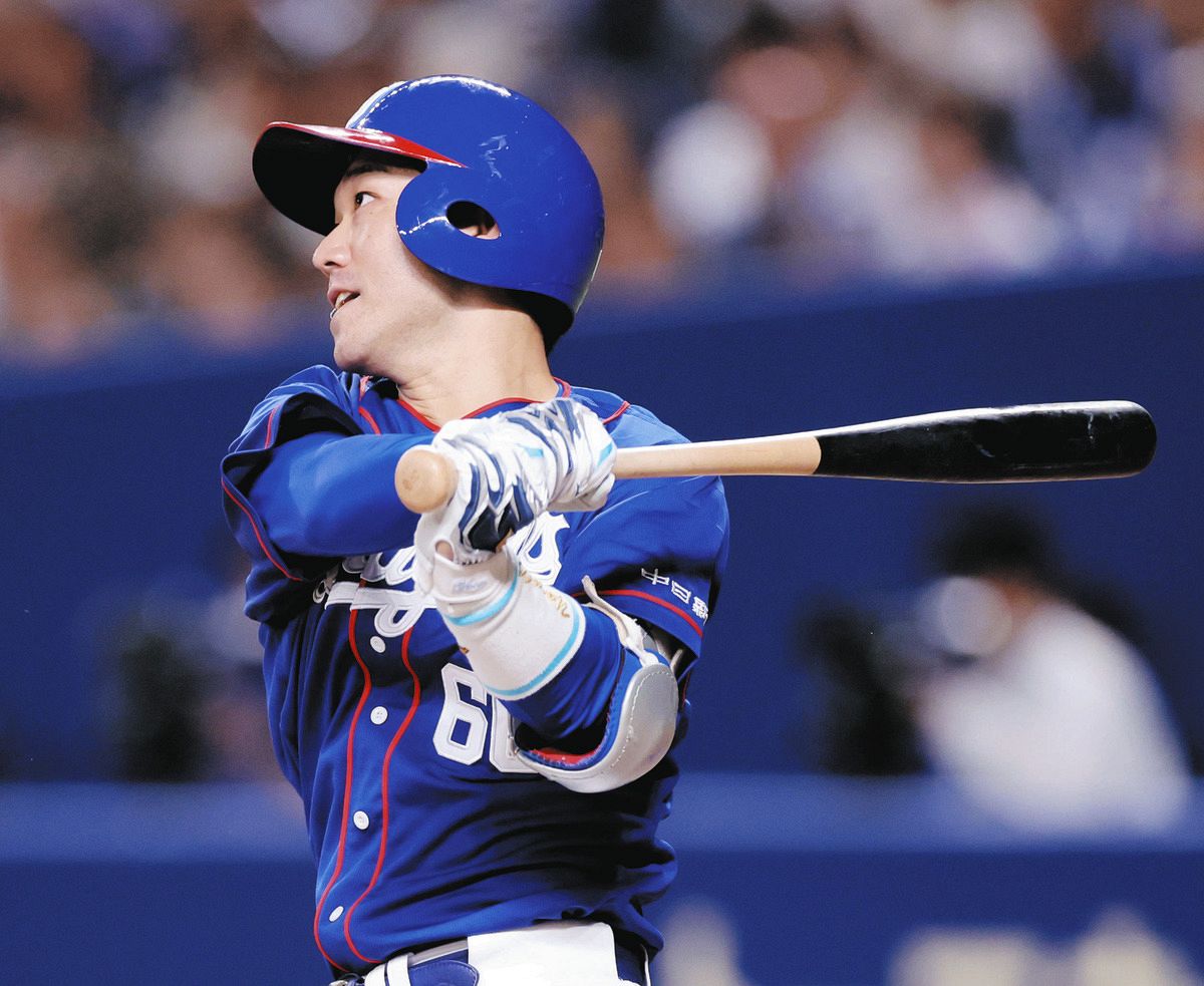 中日・山本泰寛、「いい流れで2本目も」適時打2本3打点とチーム