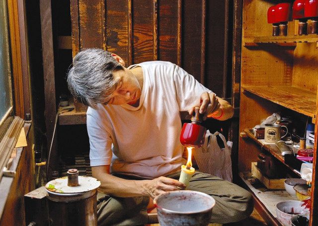 山中漆器 未来の塗り職人育め 「ブランド力アップへ」支援金募集中