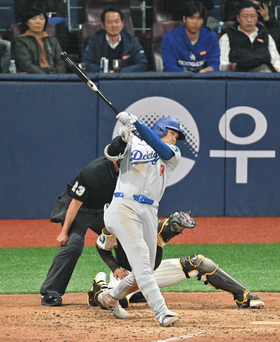 大谷翔平、ベース踏み忘れる珍しいミス 帰塁しようとして…ドジャース