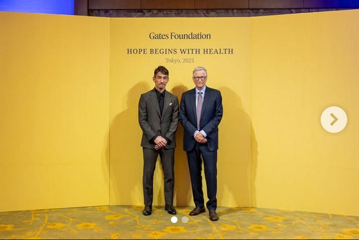 ◇中田英寿さん、ビル・ゲイツさんと面会【写真複数】：中日スポーツ