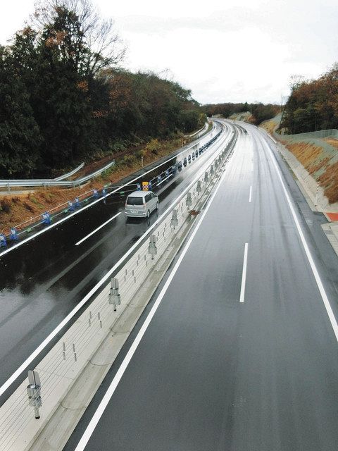 のと道・柳田−上棚矢駄 あす4車線化 1.7キロ開通:北陸中日新聞Web