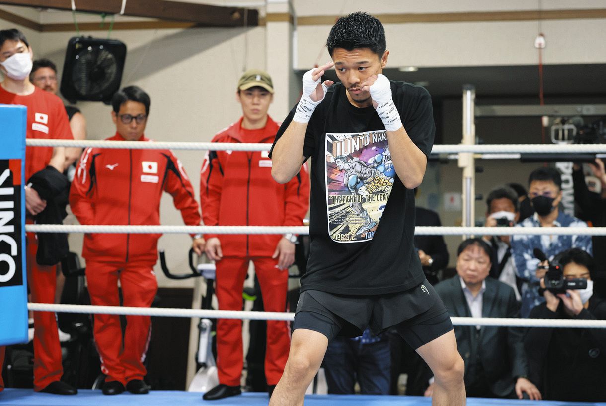 中谷潤人、公開練習を井上尚弥所属の大橋ジムが異例5人で視察… 大橋