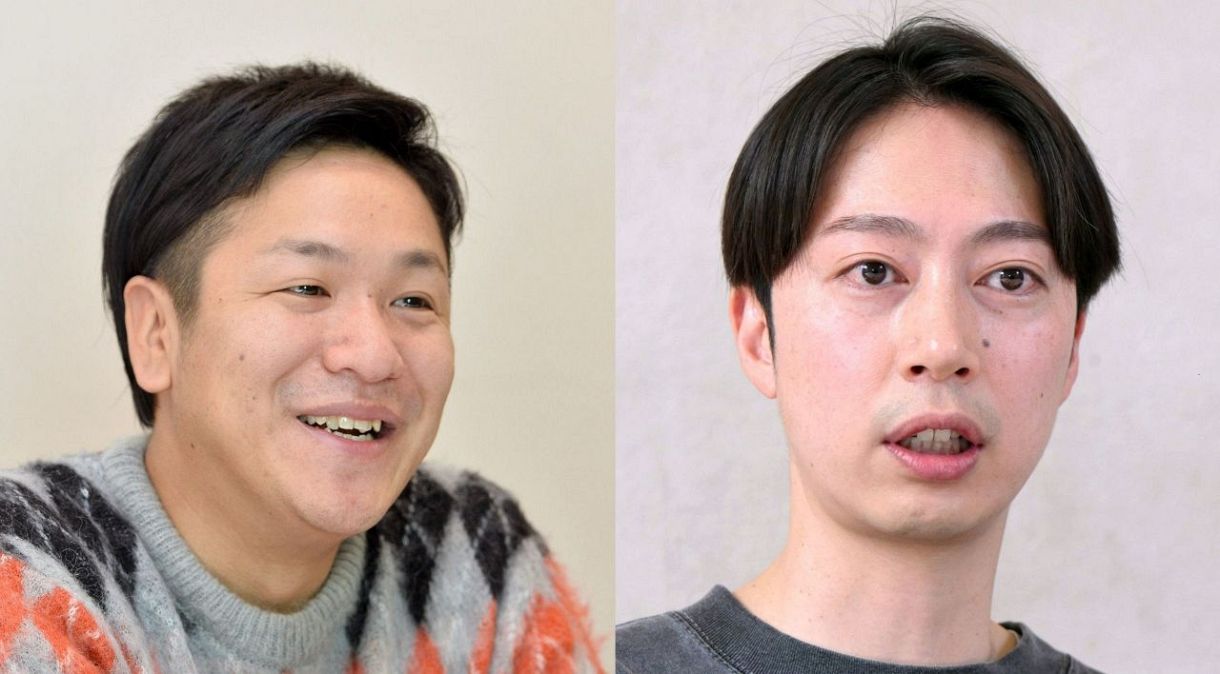 はんにゃ川島章良と金田哲の同時発表