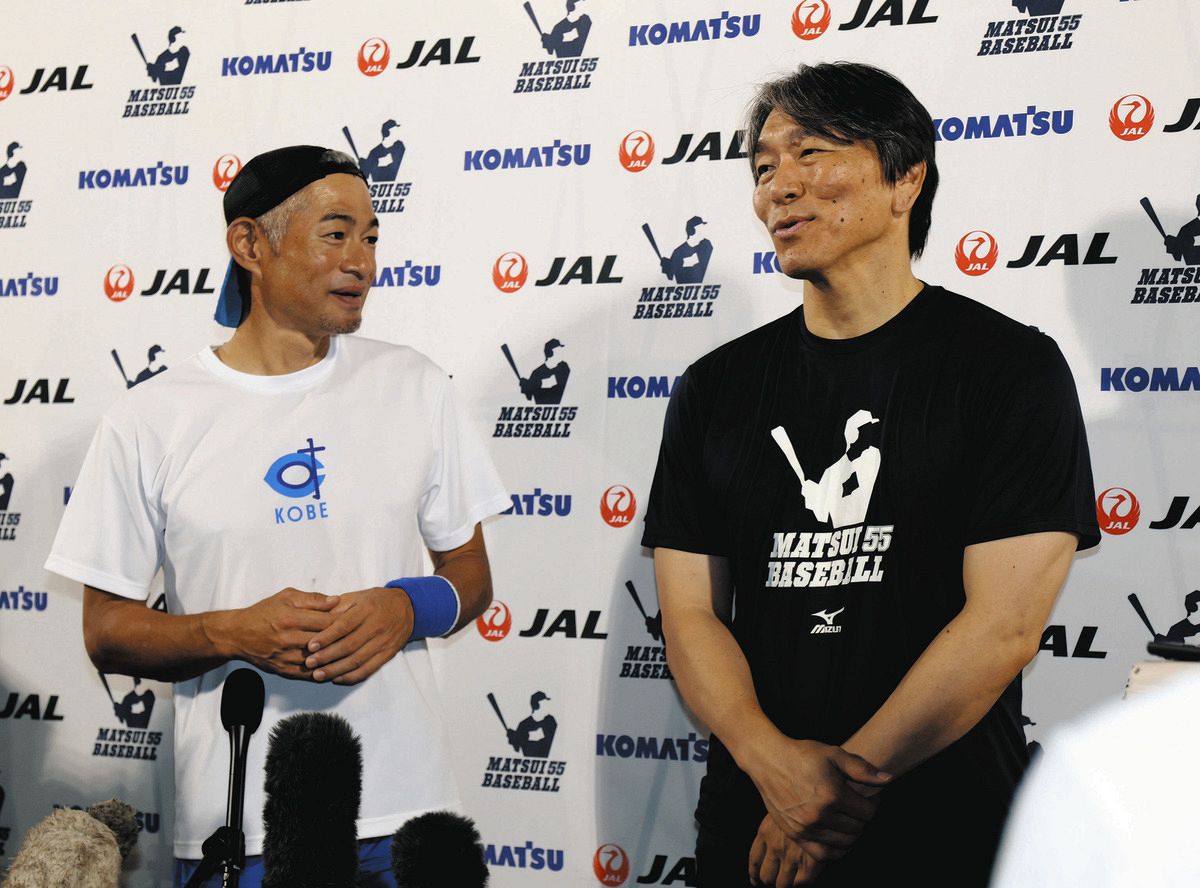 松井秀喜さん、「能登までイチローさんが来てくださった事実が自分の中
