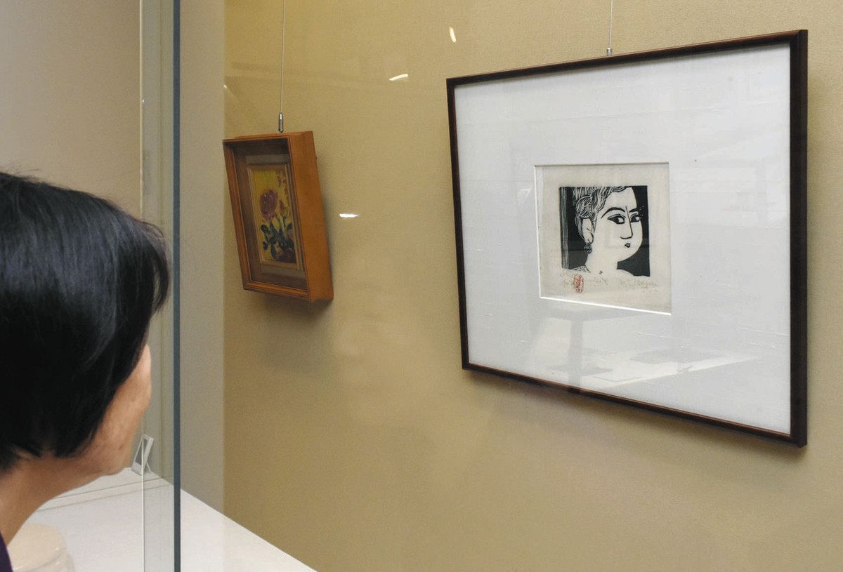 文学から刺激 志功の世界 福光・愛染苑で企画展 武者小路実篤の詞 題材