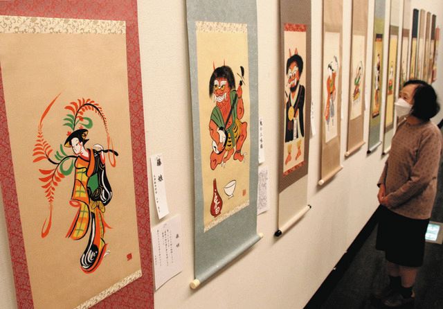 大津絵」大胆な筆致 掛け軸や額装など展示 市歴史博物館：中日新聞Web