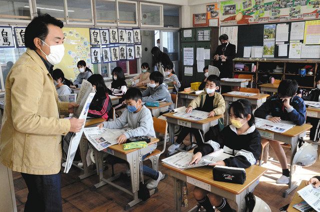 牧之原市の萩間小で中日販売店主が出前授業 中日新聞web